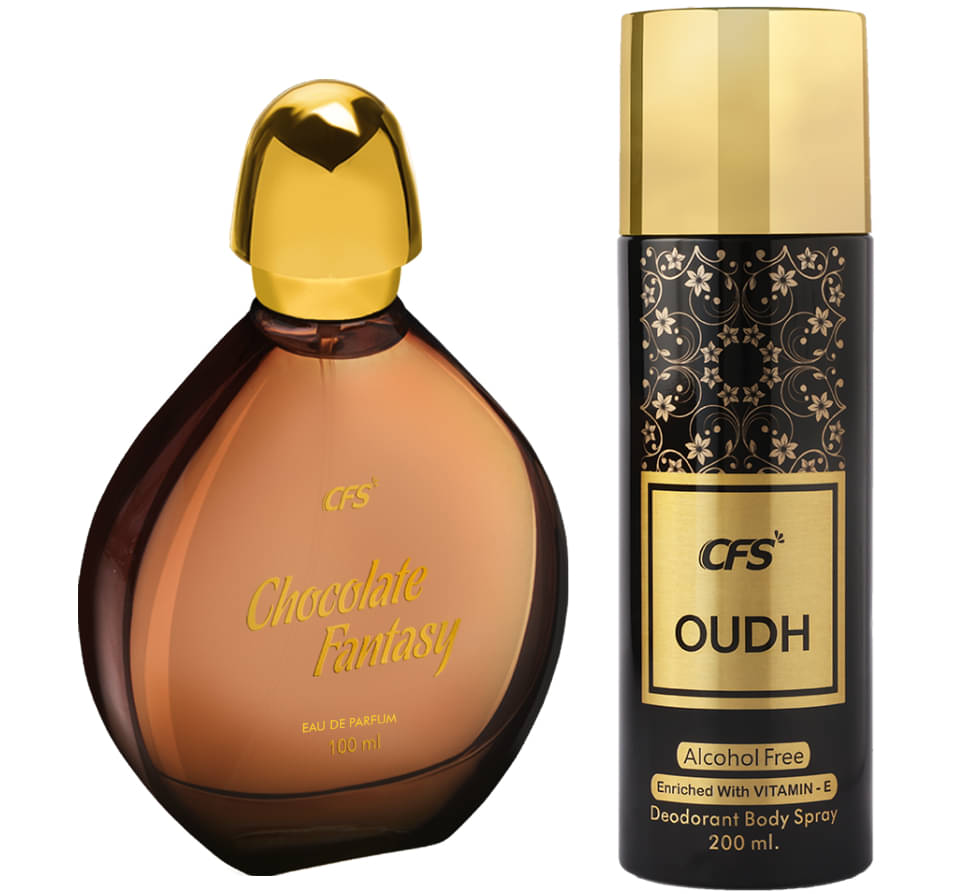     			CFS Chocolate Fantasy EDP Long Lasting Perfume&Oudh Black Deodorant Body Spray