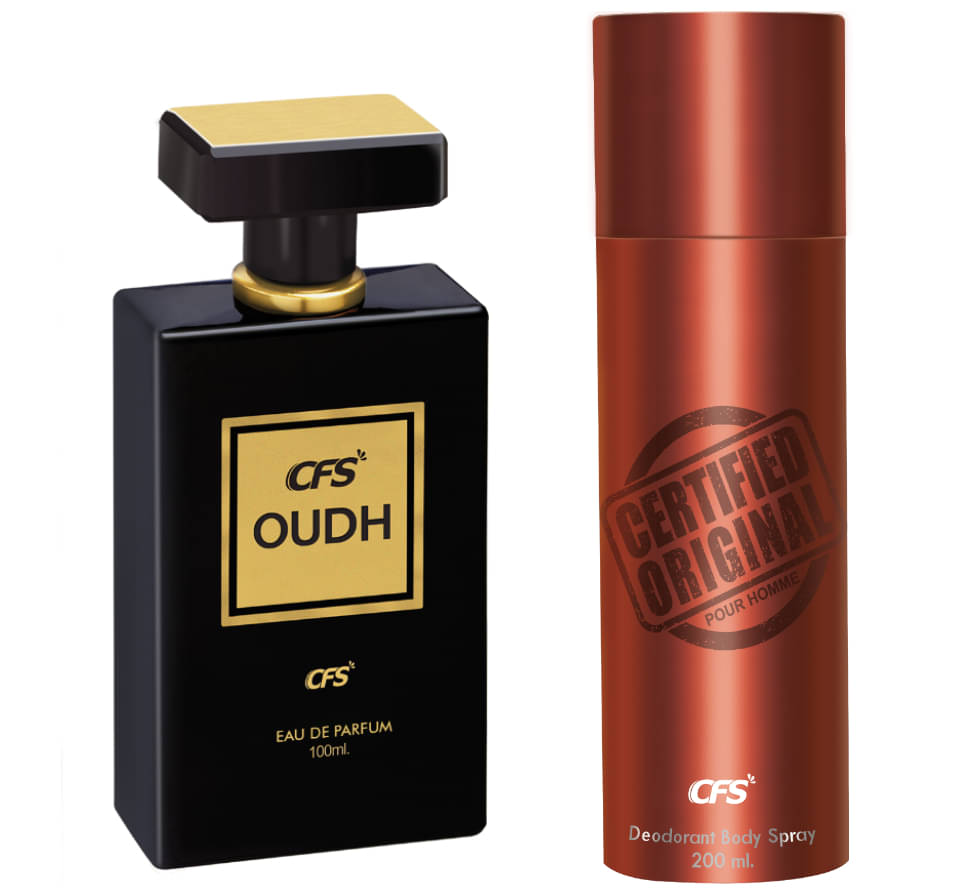     			CFS Oudh Black EDP Long Lasting Perfume & Certified Brown Deodorant Body Spray