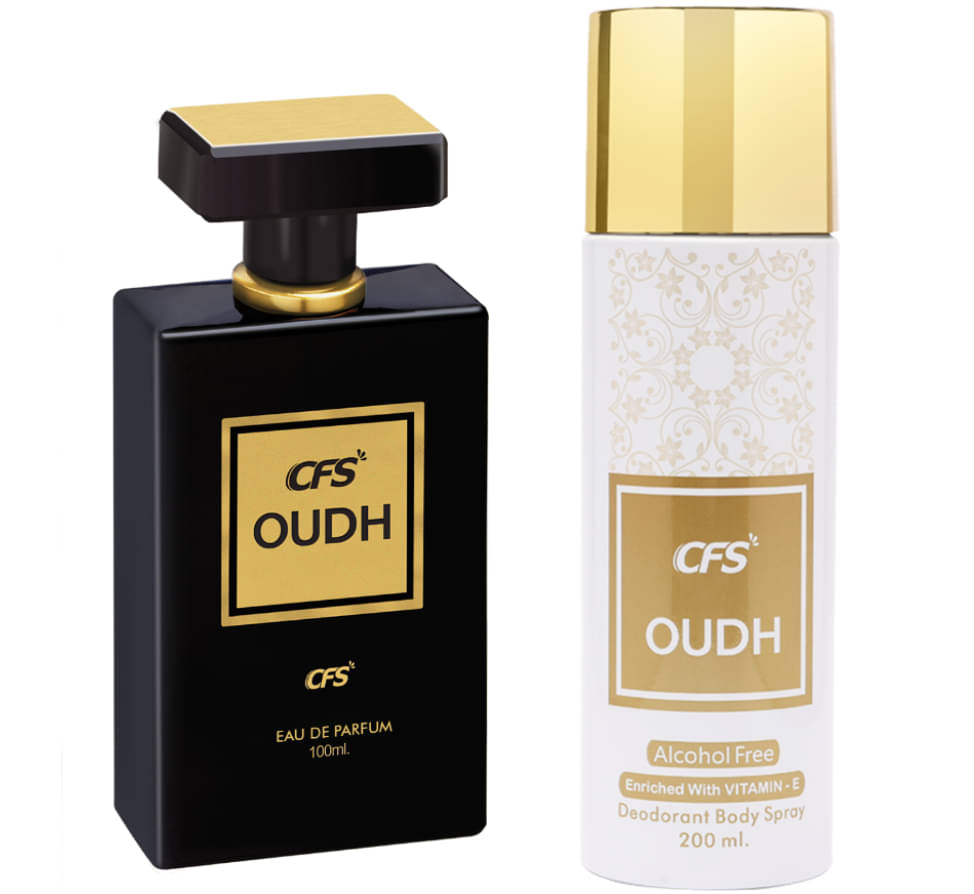     			CFS Oudh Black EDP Long Lasting Perfume & Oudh White Deodorant Body Spray