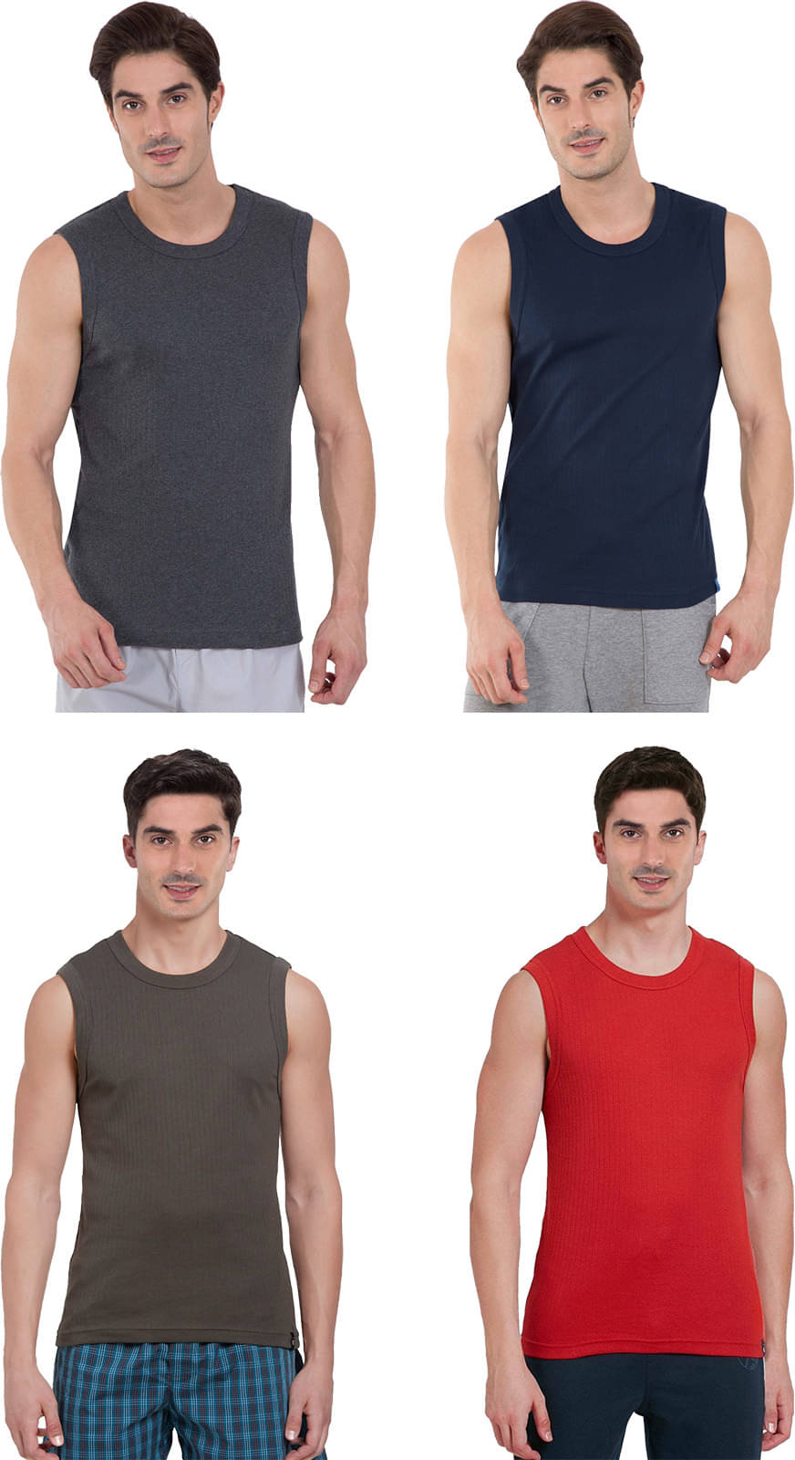 COLORS by Rupa Frontline Multicolor Cotton Men's Vest ( Pack of 4 )     			COLORS by Rupa Frontline Multicolor Cotton Men's Vest ( Pack of 4 )