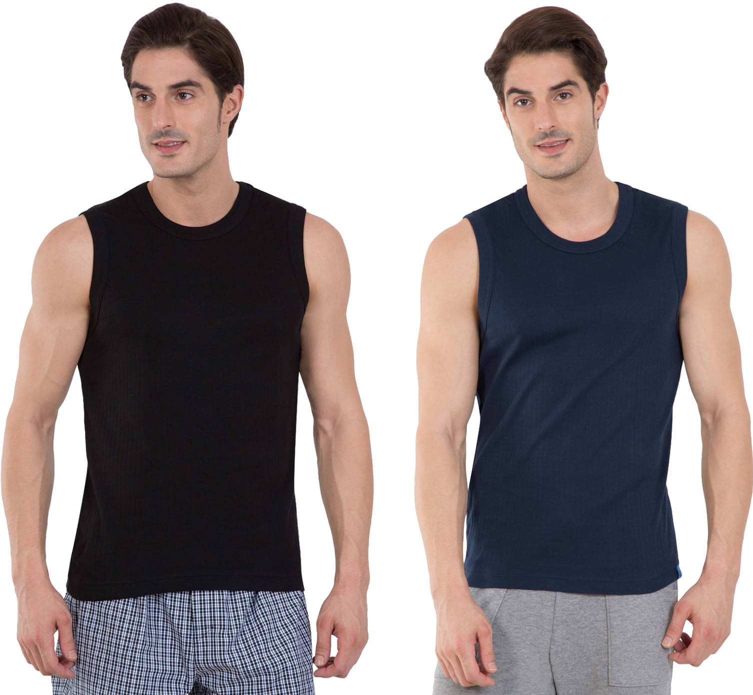 COLORS by Rupa Frontline Multicolor Cotton Men's Vest ( Pack of 2 ) COLORS by Rupa Frontline Multicolor Cotton Men's Vest ( Pack of 2 )