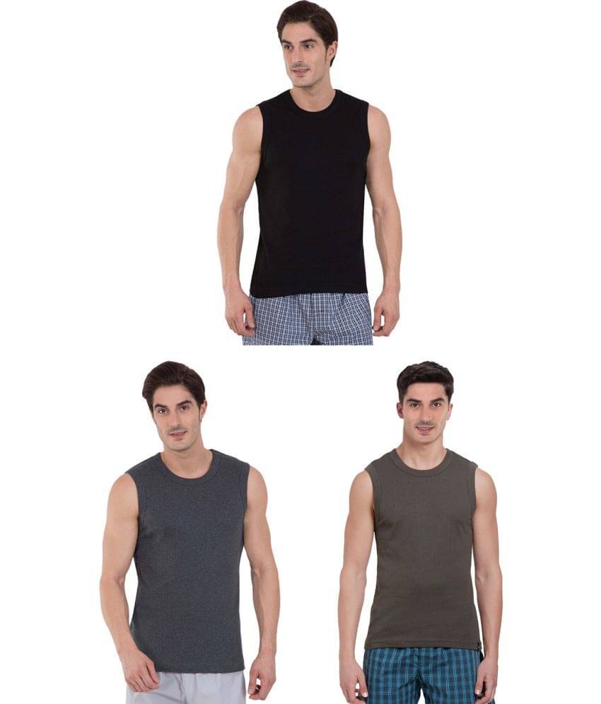 COLORS by Rupa Frontline Multicolor Cotton Men's Vest ( Pack of 3 ) COLORS by Rupa Frontline Multicolor Cotton Men's Vest ( Pack of 3 )