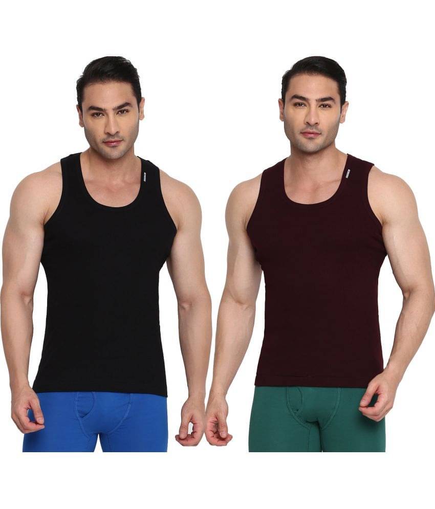 COLORS by Rupa Frontline Multicolor Cotton Men's Vest ( Pack of 2 ) COLORS by Rupa Frontline Multicolor Cotton Men's Vest ( Pack of 2 )
