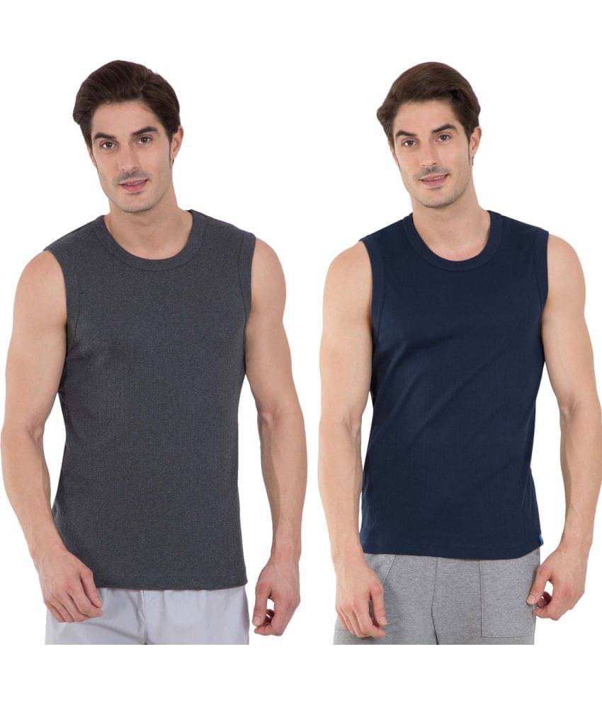 COLORS by Rupa Frontline Multicolor Cotton Men's Vest ( Pack of 2 ) COLORS by Rupa Frontline Multicolor Cotton Men's Vest ( Pack of 2 )