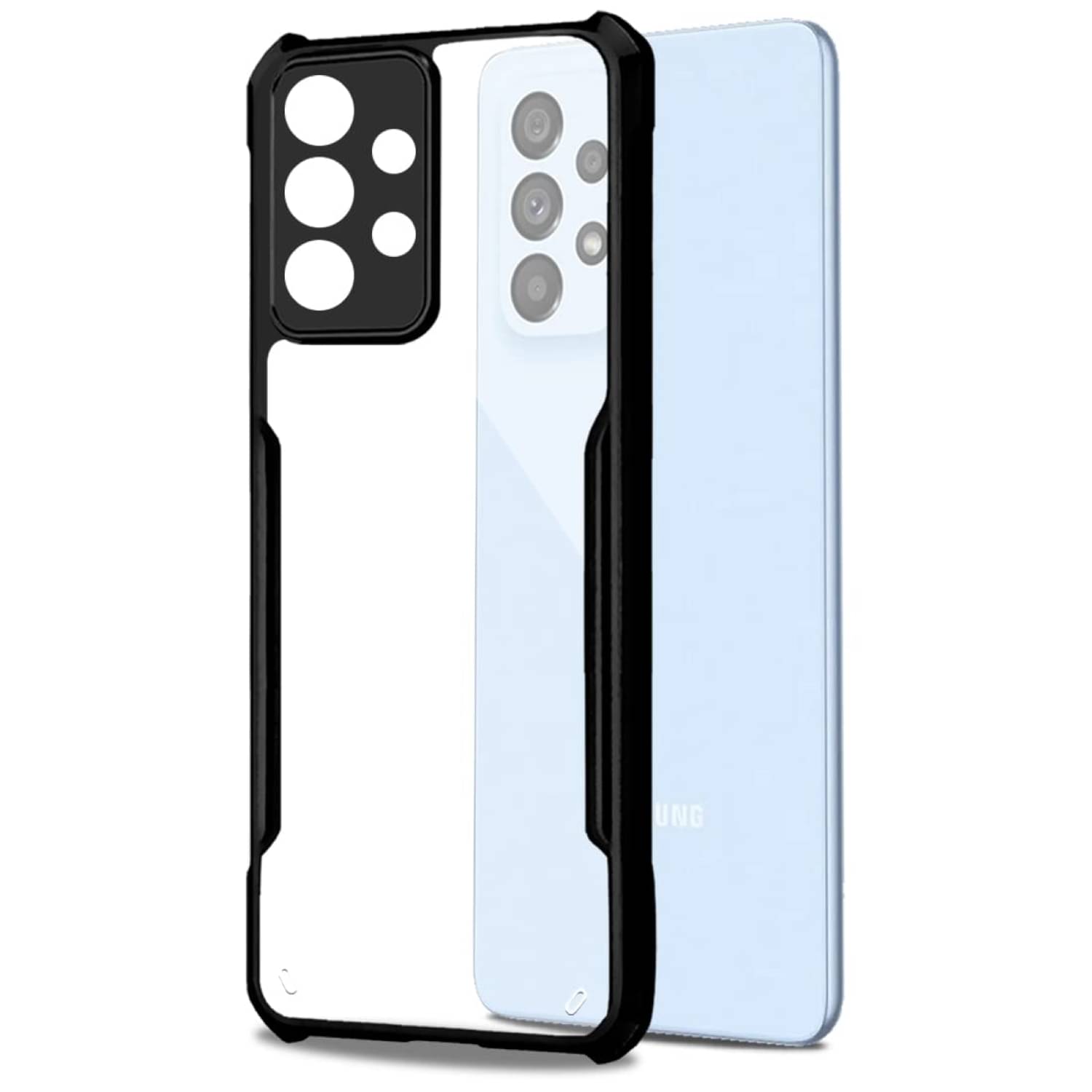     			Case Vault Covers Shock Proof Case Compatible For Polycarbonate Samsung Galaxy A53 5G ( Pack of 1 )