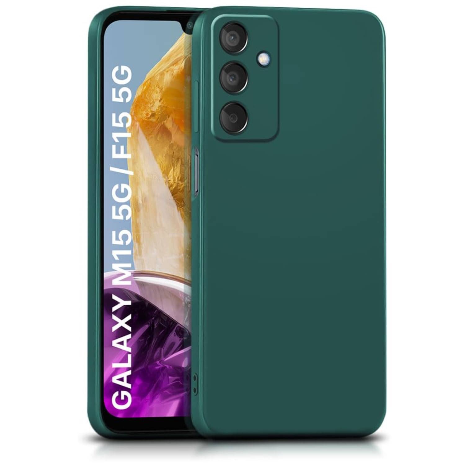     			Case Vault Covers Silicon Soft cases Compatible For Silicon Samsung Galaxy M15 5G ( Pack of 1 )