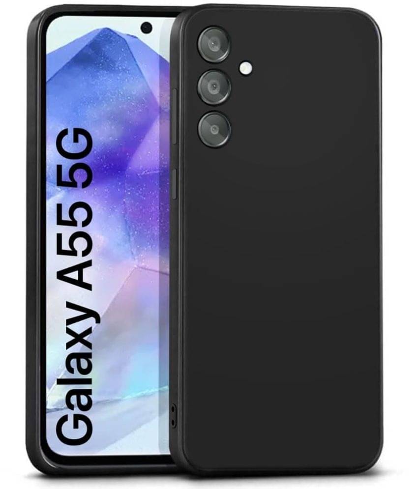     			Case Vault Covers Silicon Soft cases Compatible For Silicon Samsung Galaxy A55 5G ( Pack of 1 )
