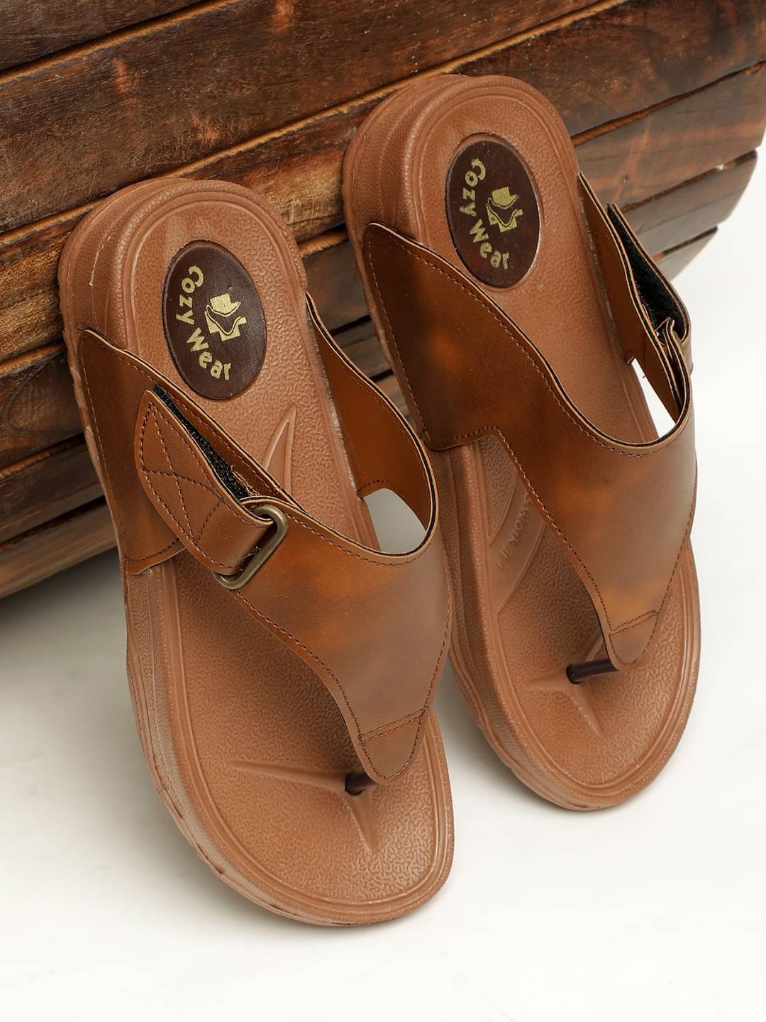     			Cozy Wear Tan Women's Slipper
