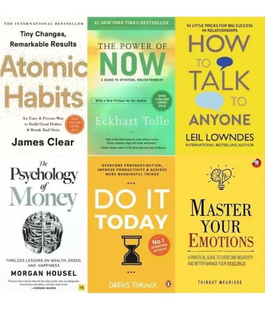 Do It Today Combo 3 By James Clear, Morgan Housel, Eckhart Tolle, Thibaut Meurisse, Leil Lowndes Do It Today Combo 3 By James Clear, Morgan Housel, Eckhart Tolle, Thibaut Meurisse, Leil Lowndes