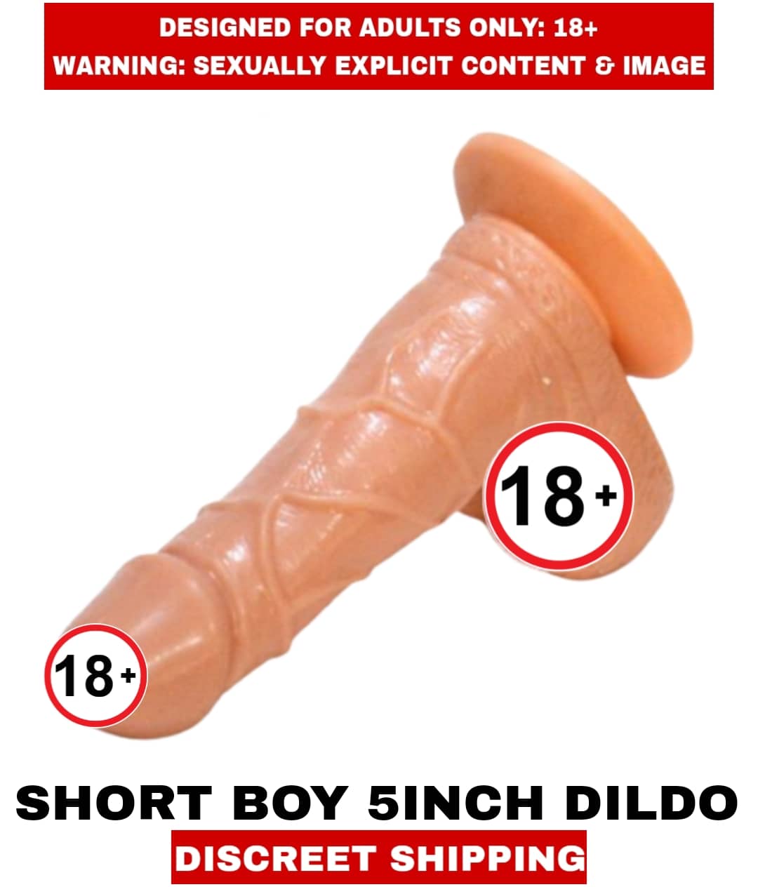 Female Adult Sex Toys Sexual Wellness Women's Solid Silicon Short Boy 5inch Dildos For Women