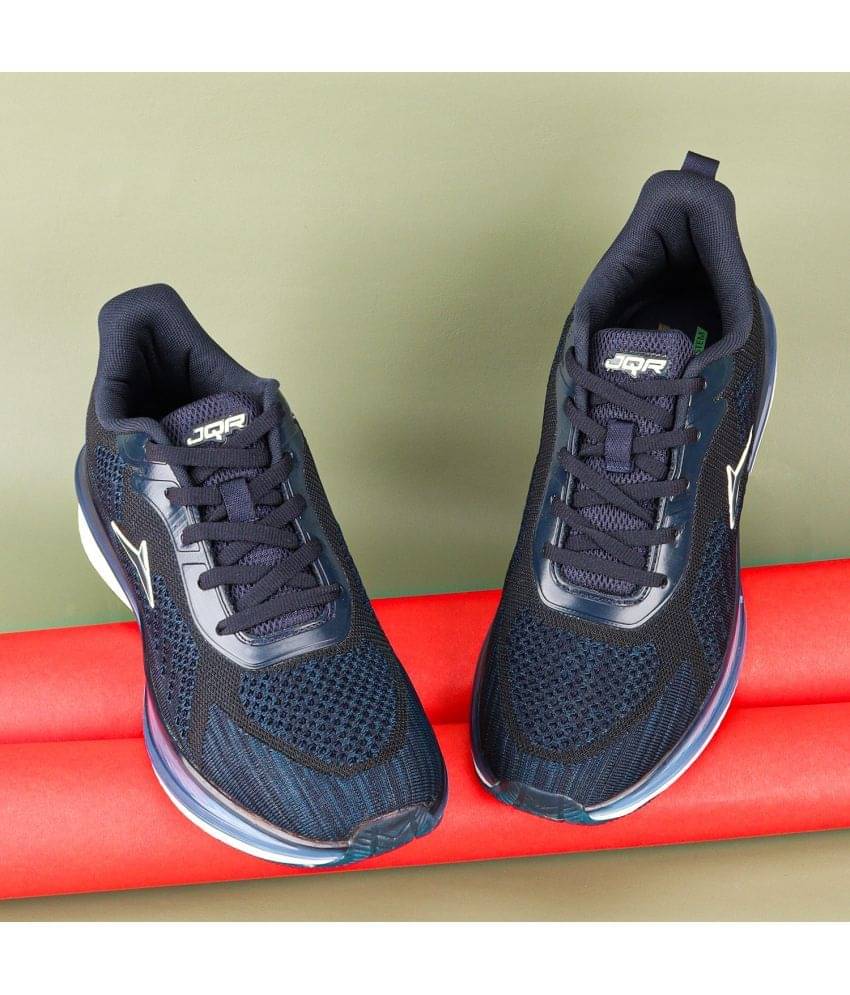 JQR DYNAMO Navy Blue Men's Sports Running Shoes     			JQR DYNAMO Navy Blue Men's Sports Running Shoes