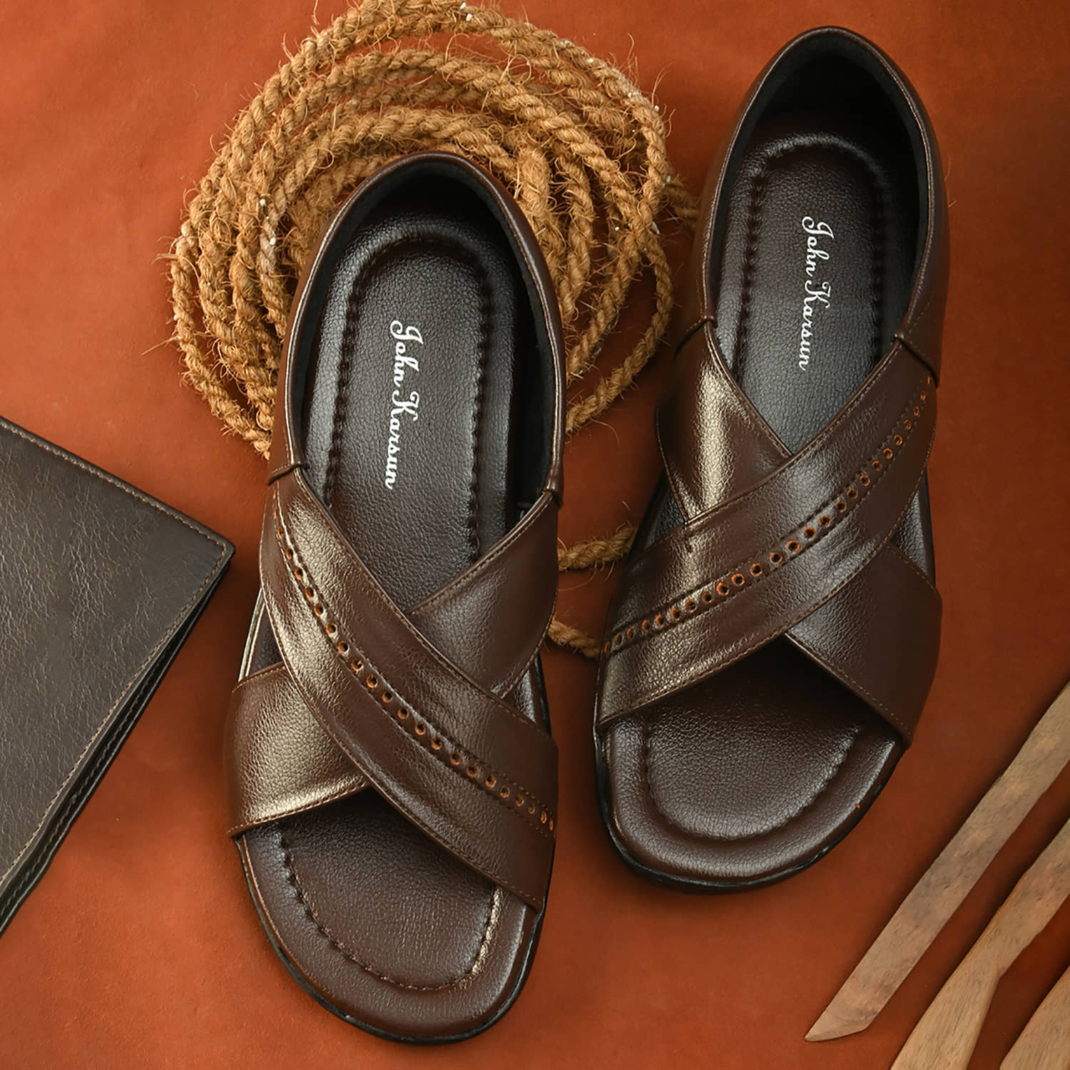 John Karsun - Brown Men's Sandals