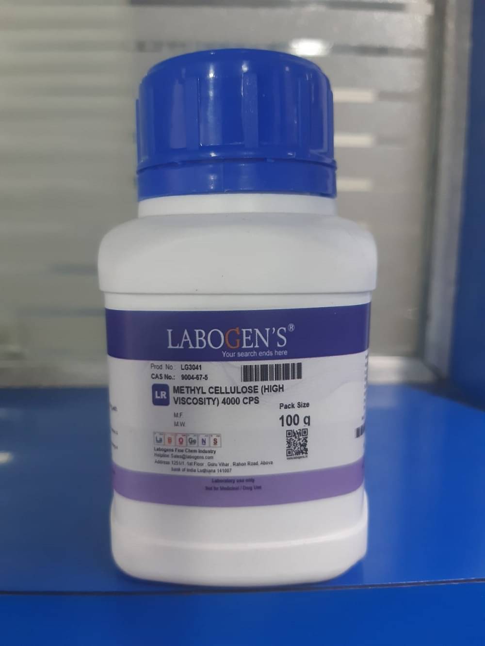     			LABOGENS  METHYL CELL-ULOSE  EXT-RA PURE 100GM