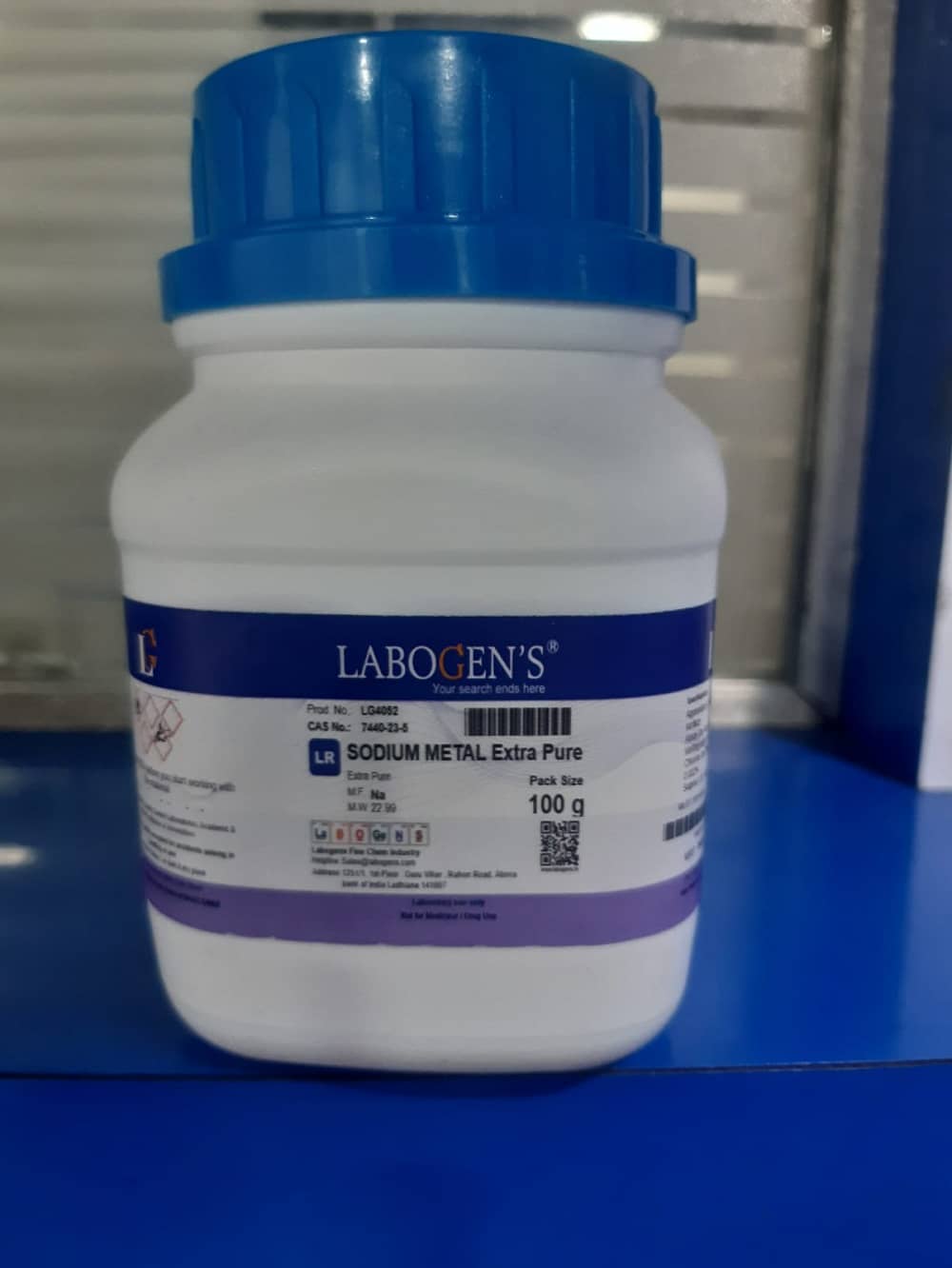 LG SODIUM METAL in Liquid paraffin 100gm