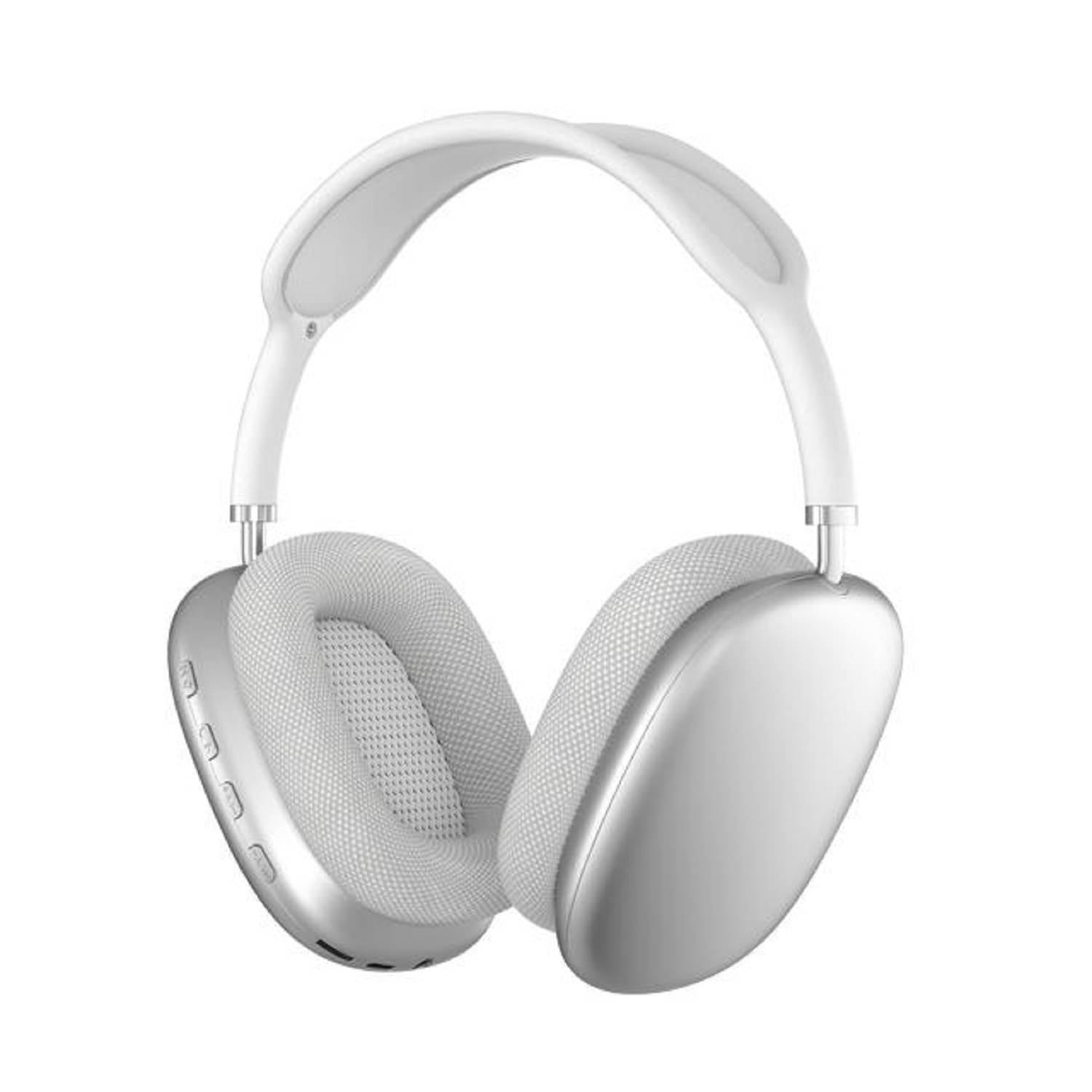     			Life Like P9 3.5 mm Bluetooth Headphone Over Ear 8 Hours Playback Active Noise cancellation IPX4(Splash & Sweat Proof) White
