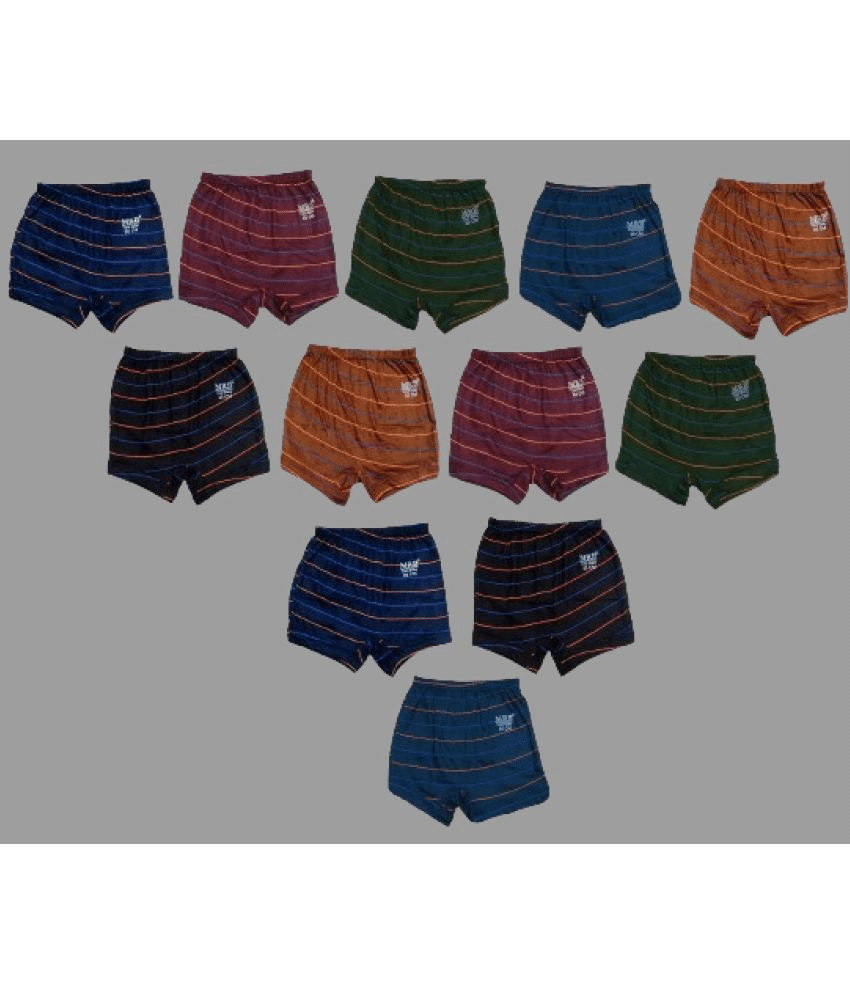     			MRB - Multicolor Cotton Blend Boys Briefs ( Pack of 12 )