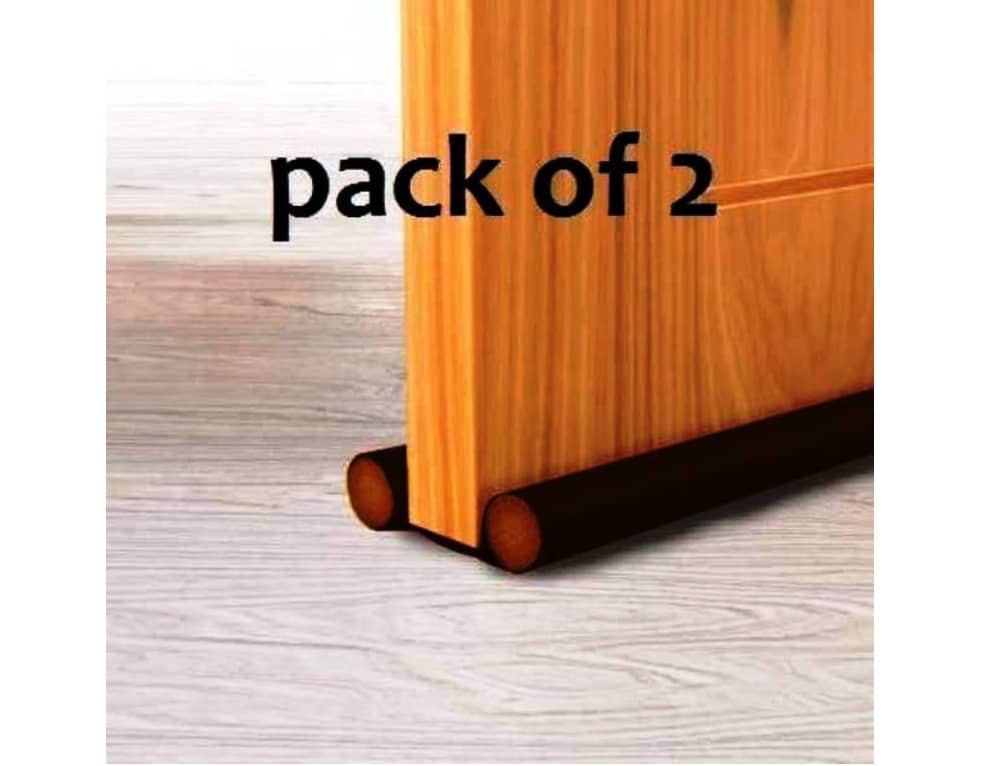 Morazo Door Bottom Sealing Strip Guard For Door (Size-36 inch) (Pack of 2 ) (Brown) Door Seal