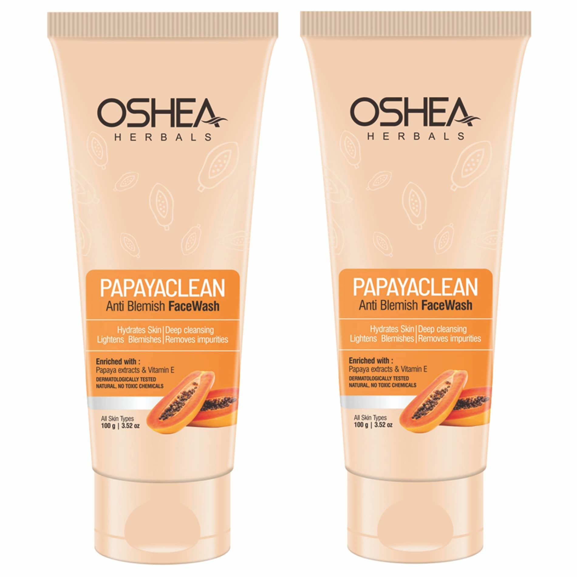 Oshea Herbals Papayaclean Anti Blemish Face Wash 100grams