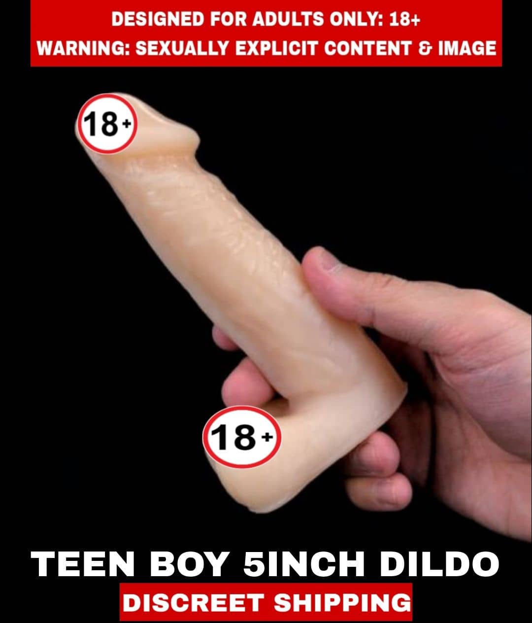 Premium Quality Women's Adult Sex Toys Real Silicon TEEN boy 5inch Dildos For Women
