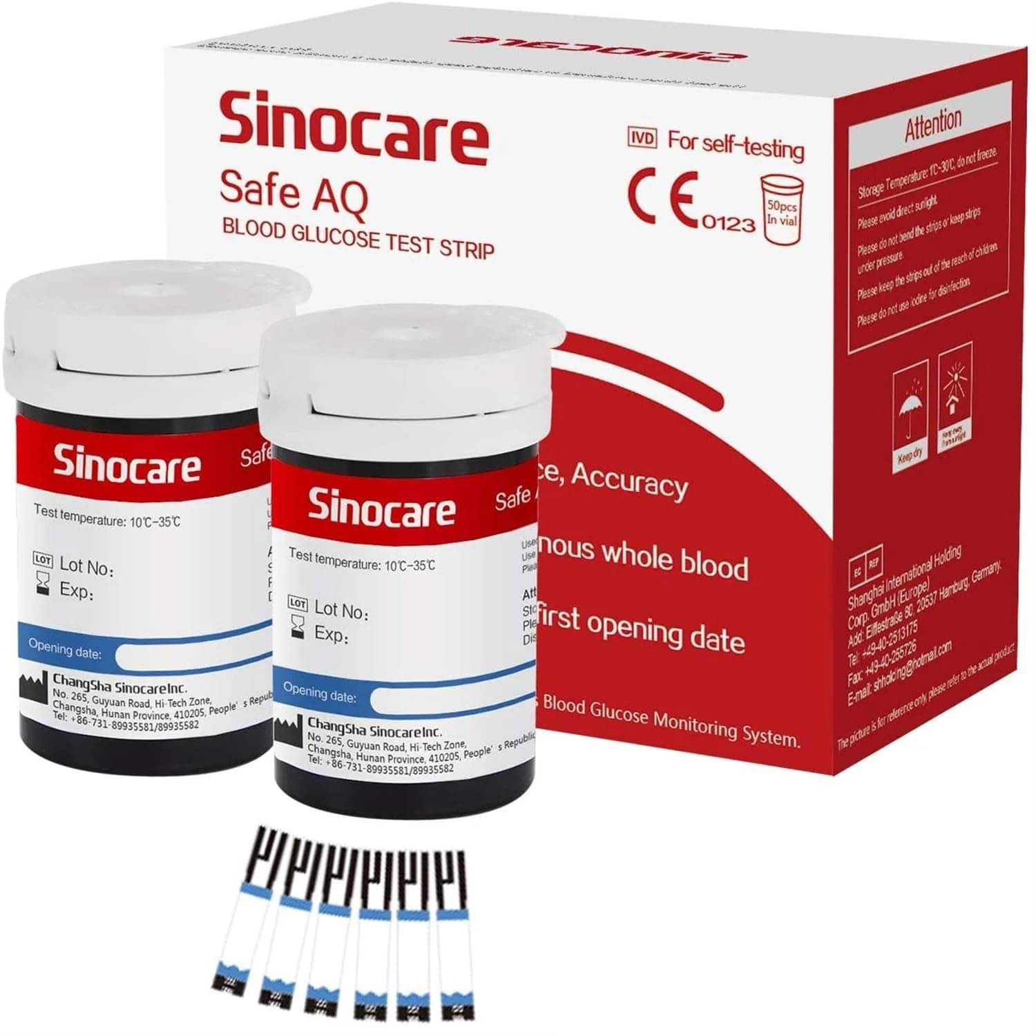 Sinocare Safe Aq 50 Test Strips Sinocare Safe Aq 50 Test Strips