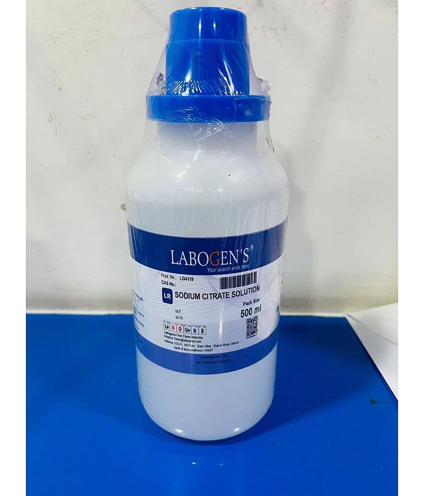 SODIUM CITRATE SOLUTION 3.8% 500ML - Stationery | Buy online on ZillyBuy
