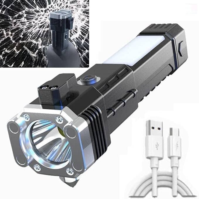 Shopeleven - 3W Rechargeable Flashlight Torch ( Pack of 1 ) - Electricals | Buy online on ZillyBuy