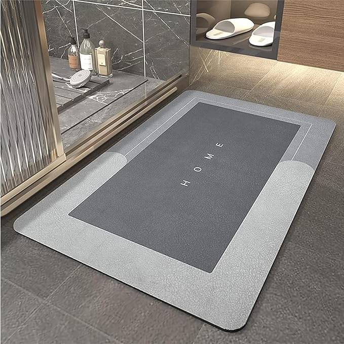     			Shopeleven Gray Rubber Floor Mat ( Pack of 1 )