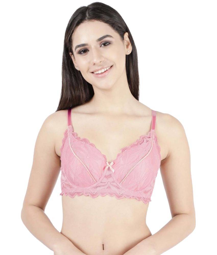 Susie Nylon Women's Push Up Bra ( Pink ) S052-BalletSlipper Susie Nylon Women's Push Up Bra ( Pink ) S052-BalletSlipper
