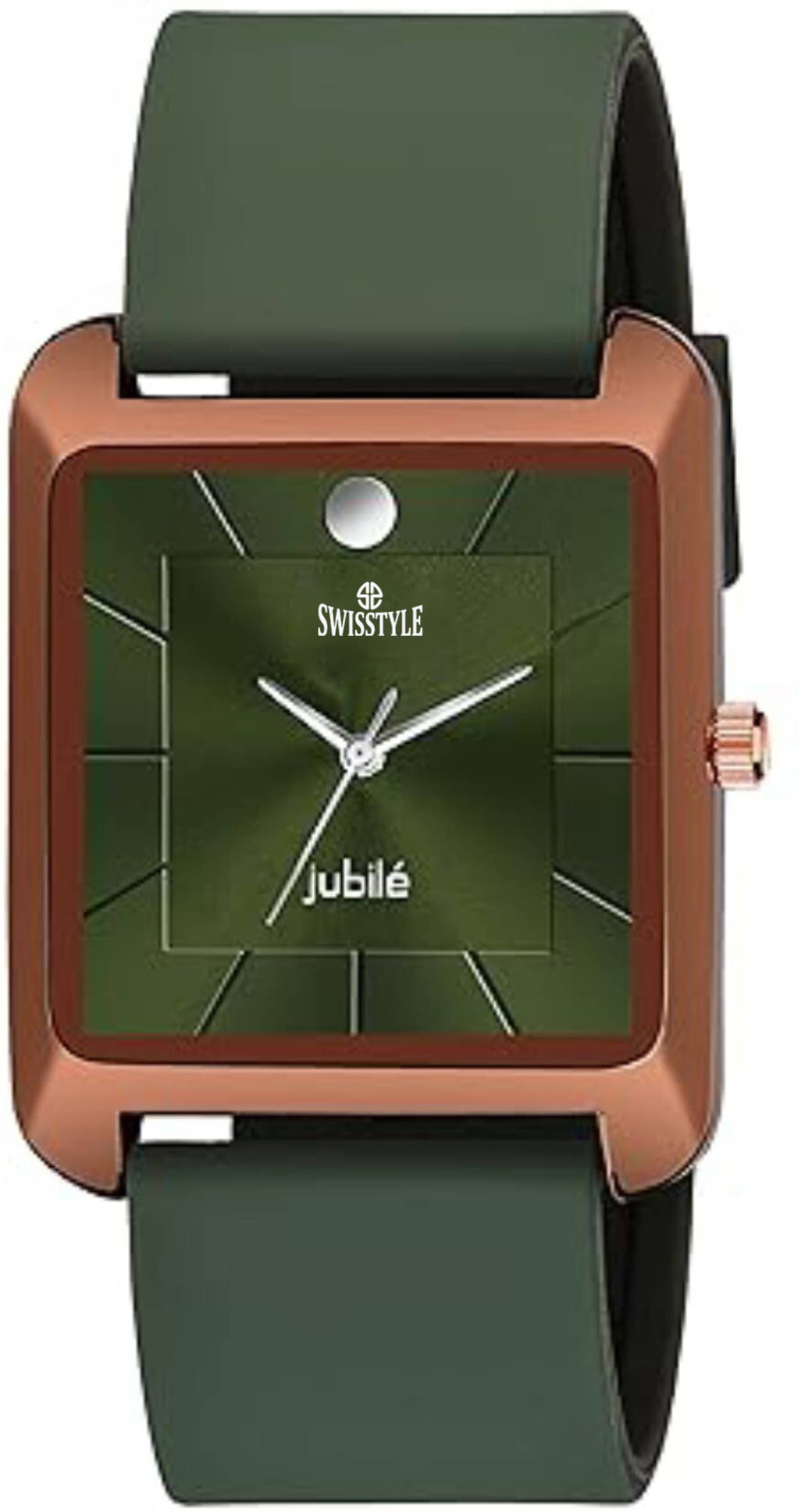     			Swisstyle Green Silicon Analog Men's Watch