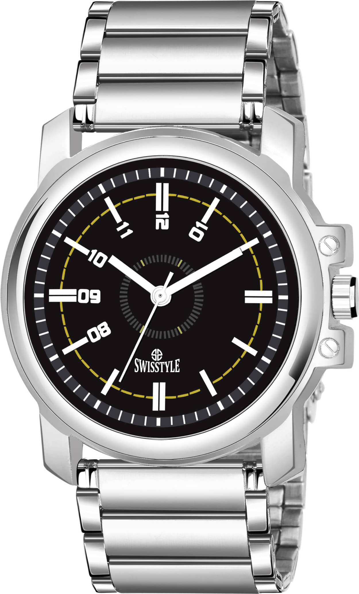 Swisstyle Silver Stainless Steel Analog Men's Watch