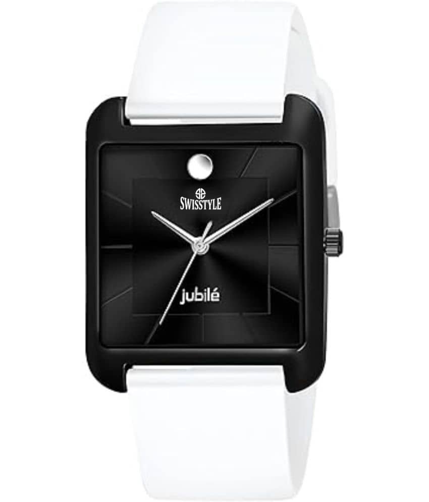 Swisstyle White Silicon Analog Men's Watch