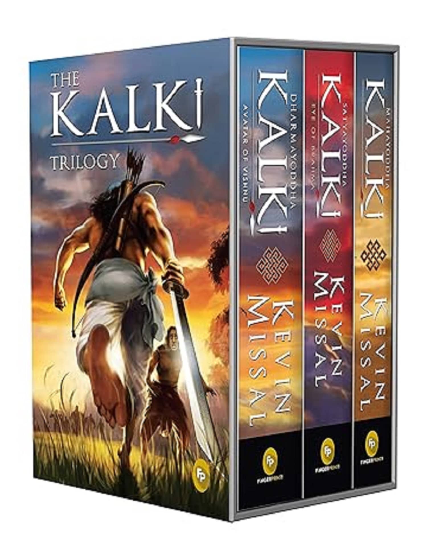 The Kalki Trilogy Set of 3 Books Avatar of Vishnu Eye of Brahma Sword of Shiva [Paperback] Missal, Kevin Paperback – Import, 15 February 2023