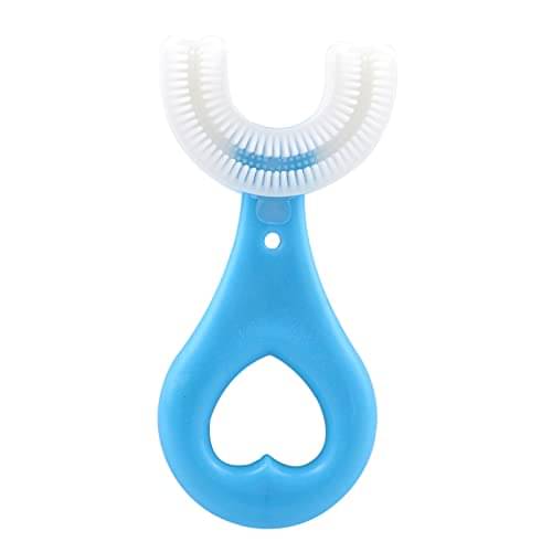 U Shaped Toothbrush For Kids, Manual U Type 360 Degree Soft Silicone Oral Teeth Cleaning, Pack of 1     			U Shaped Toothbrush For Kids, Manual U Type 360 Degree Soft Silicone Oral Teeth Cleaning, Pack of 1