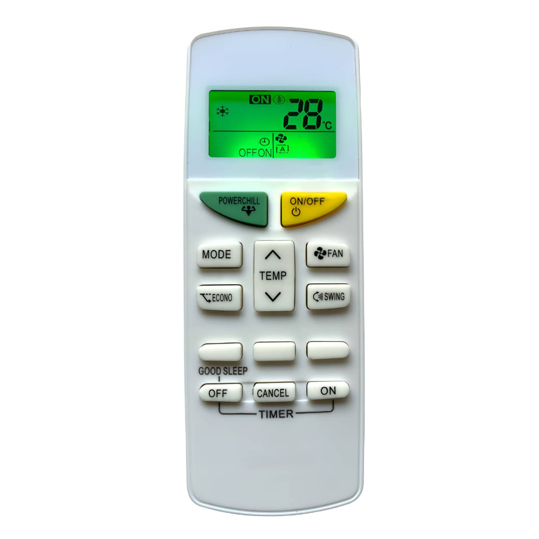     			Upix Compatible Daikin & Daikin Inverter AC Remote No. 132A (No Backlight)