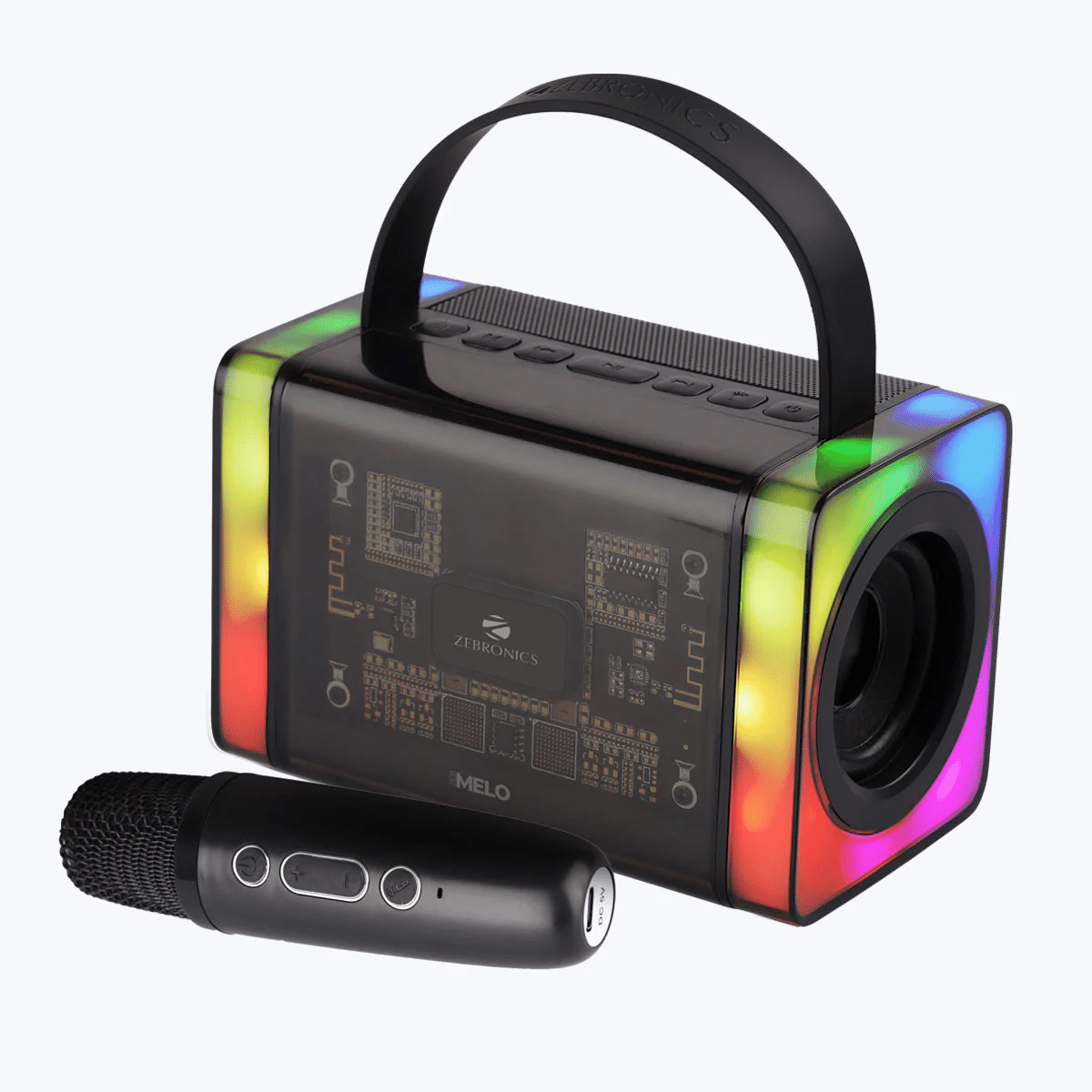     			Zebronics MELO 15 W Bluetooth Speaker Bluetooth v5.0 with USB Playback Time 10 hrs Black