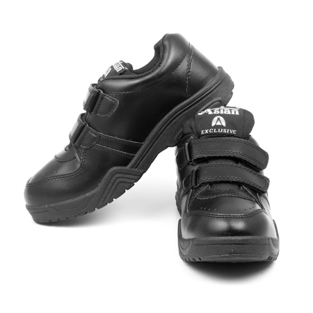     			ASIAN - Black Boy's School Shoes ( 1 Pair )
