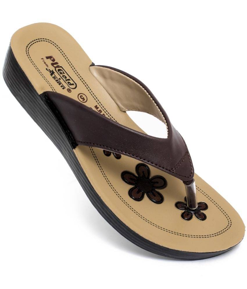     			ASIAN Brown Women's Flats