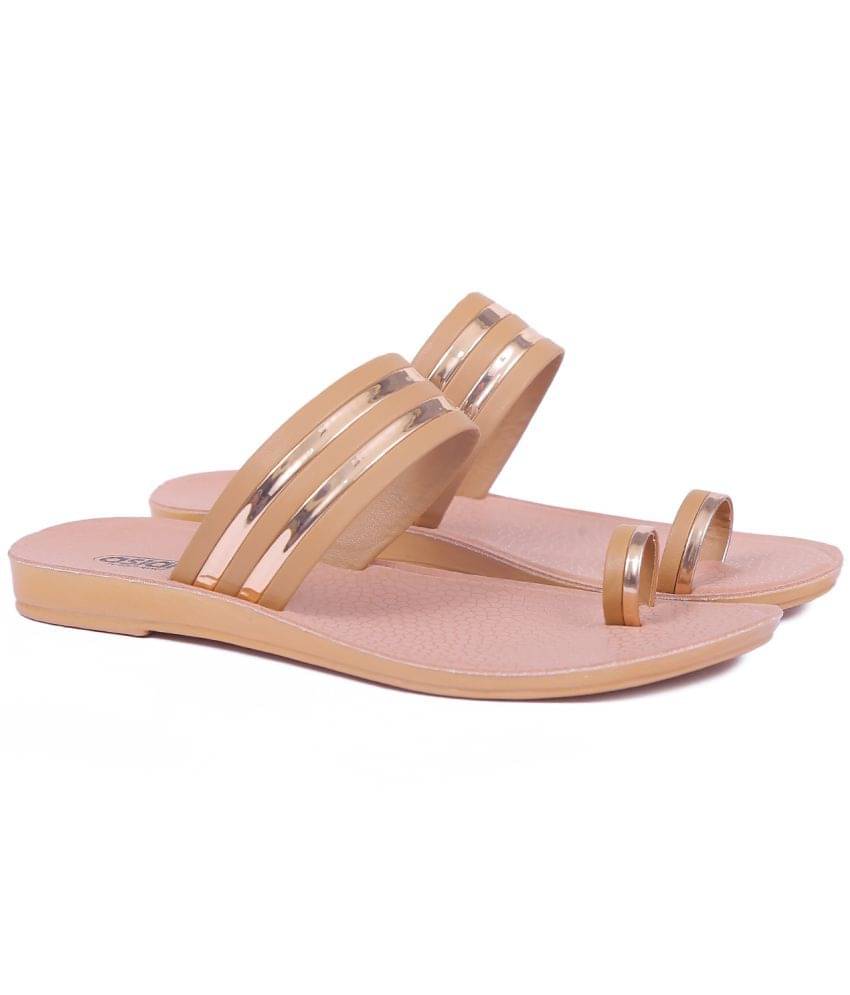     			ASIAN Gold Women's Flats