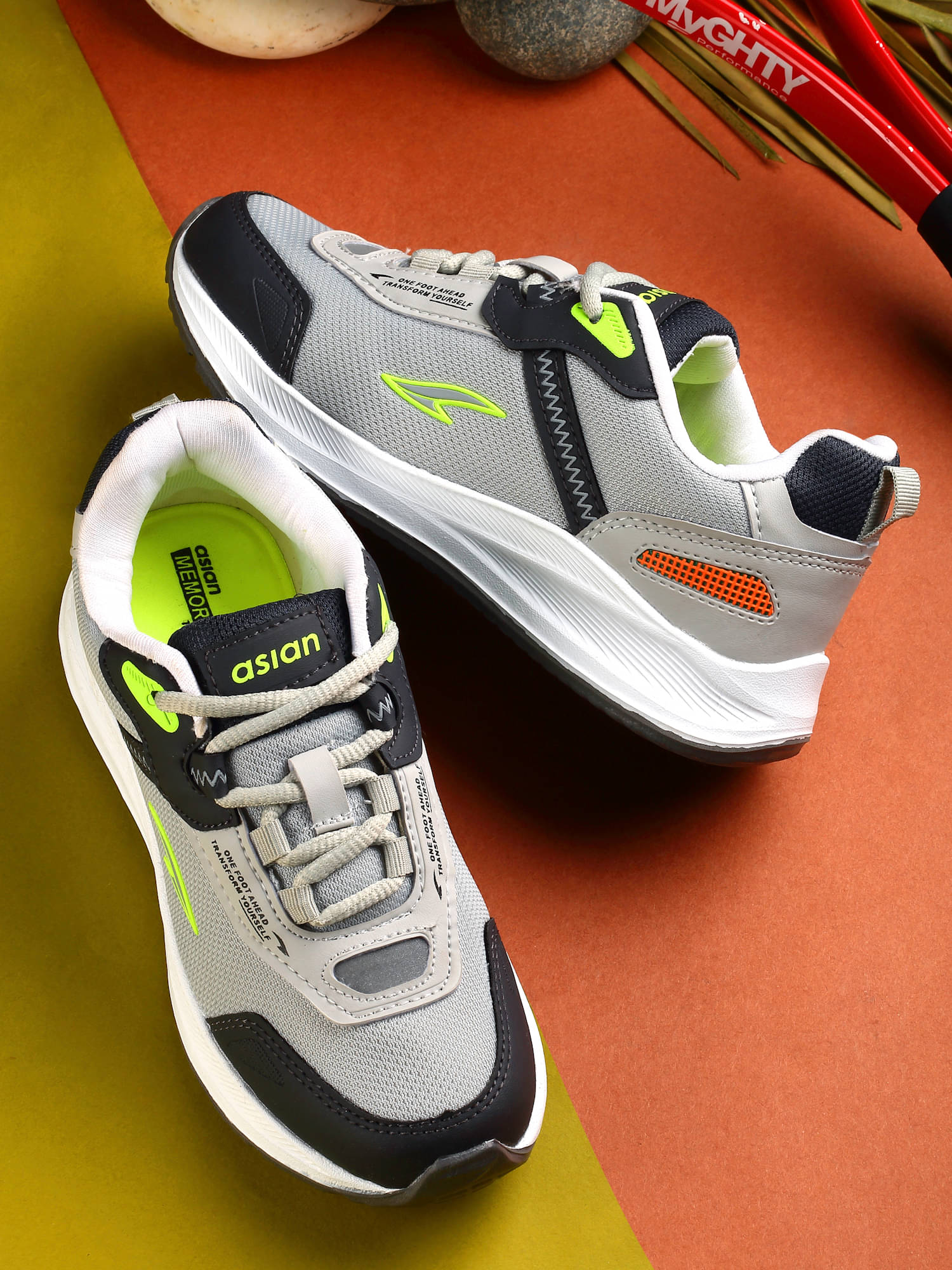     			ASIAN - Light Grey Boy's Running Shoes ( 1 Pair )