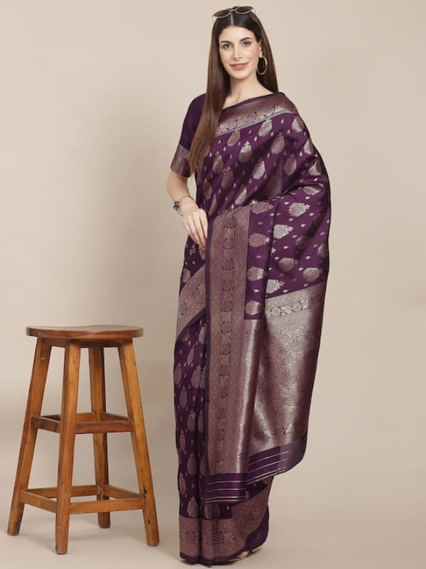 Aadvika Banarasi Silk Printed Saree With Unstitched Blouse Piece ( Multicolor ) Aadvika Banarasi Silk Printed Saree With Unstitched Blouse Piece ( Multicolor )