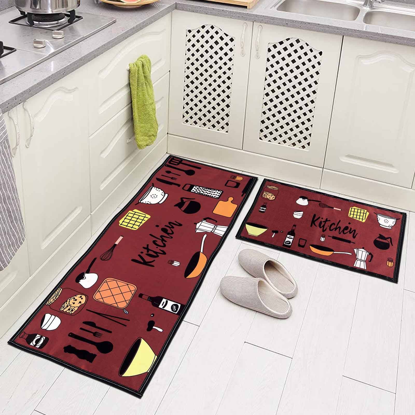    			Aazeem Brown Polyester Rectangular Floor Mat ( Pack of 1 )