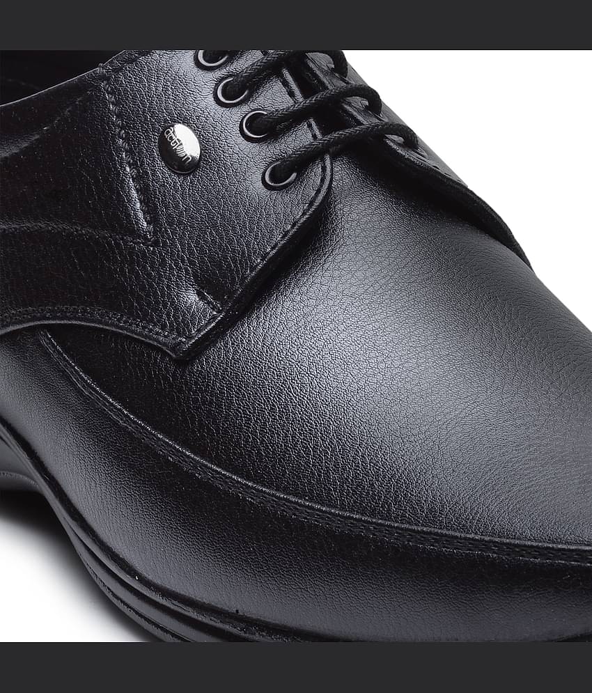 Action Black Men's Derby Formal Shoes