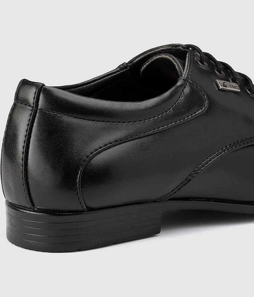 Action Black Men's Derby Formal Shoes
