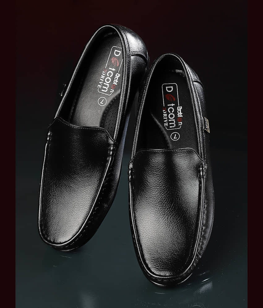 Action Black Men's Slip on - Formal Shoes | Buy online on ZillyBuy