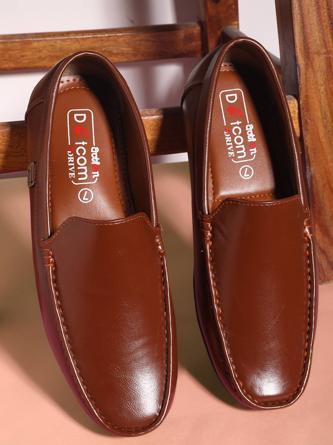     			Action Tan Men's Slip on