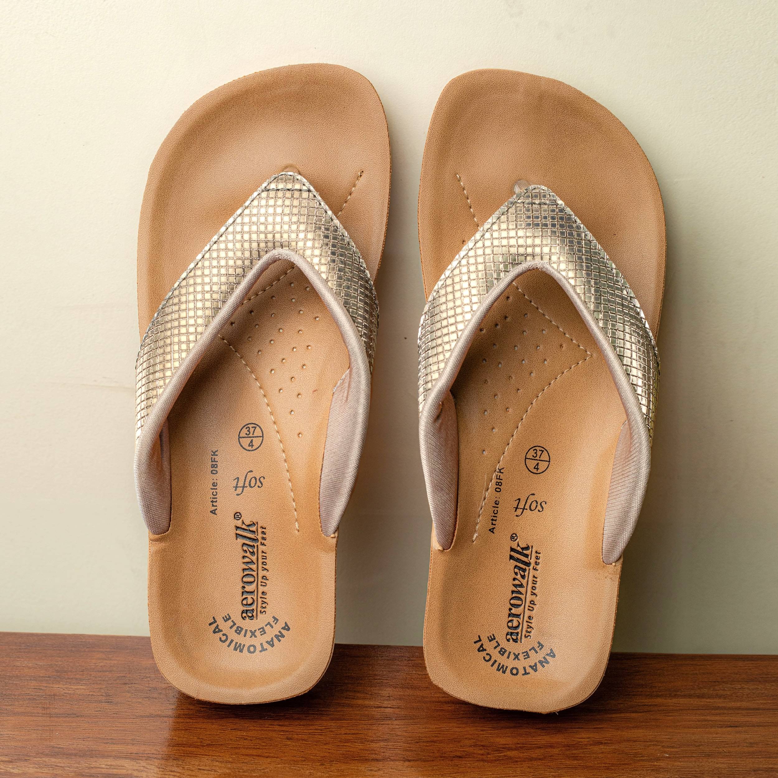 Aerowalk Beige Women's Slipper     			Aerowalk Beige Women's Slipper