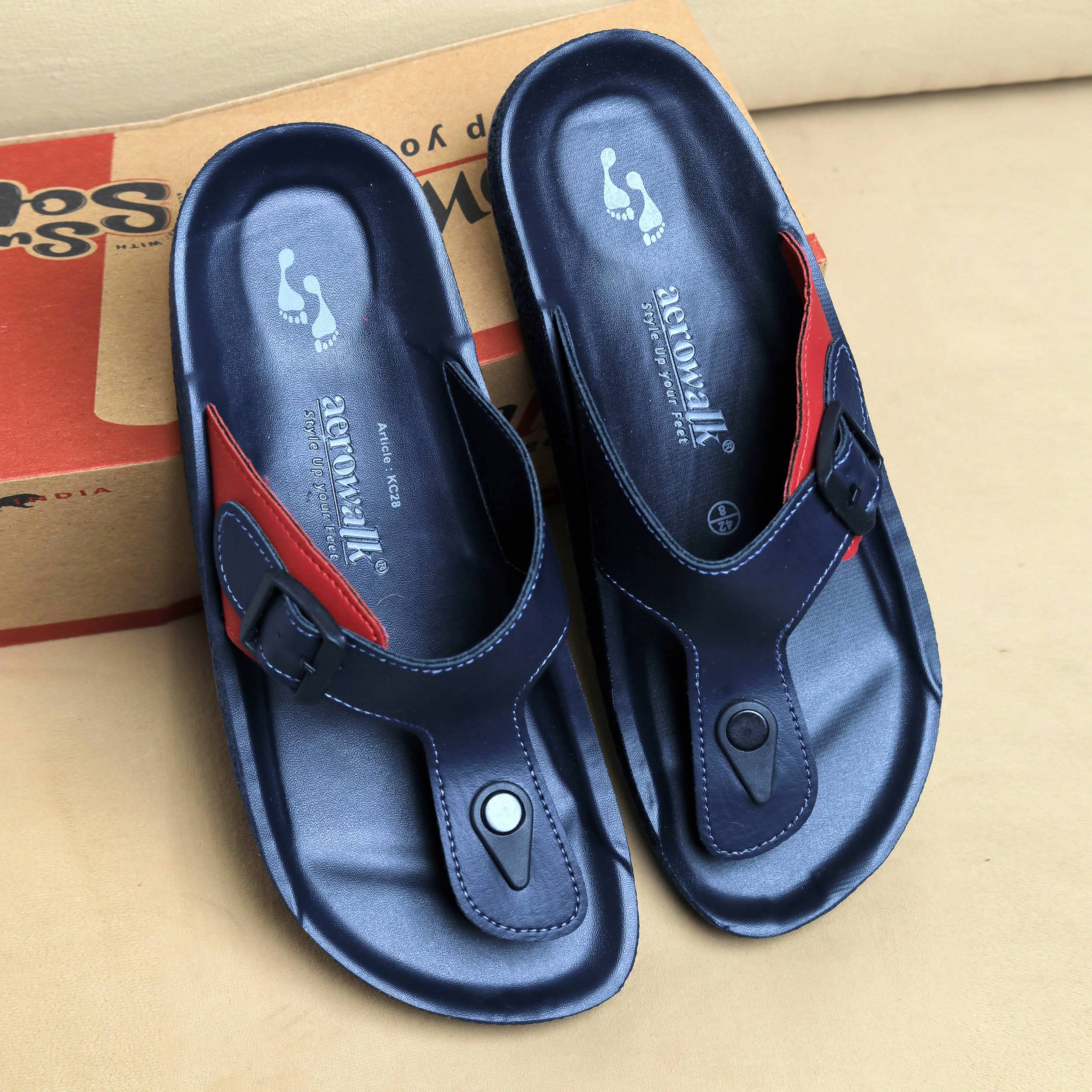     			Aerowalk Blue Men's Thong Flip Flop