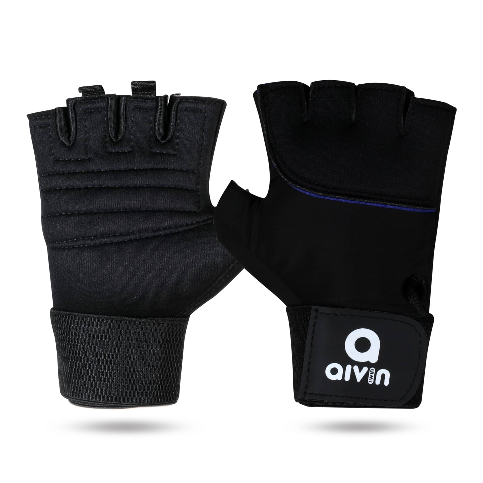     			Aivin Gripper Unisex Polyester Gym Gloves For Beginners Fitness Training and Workout With Half-Finger Length