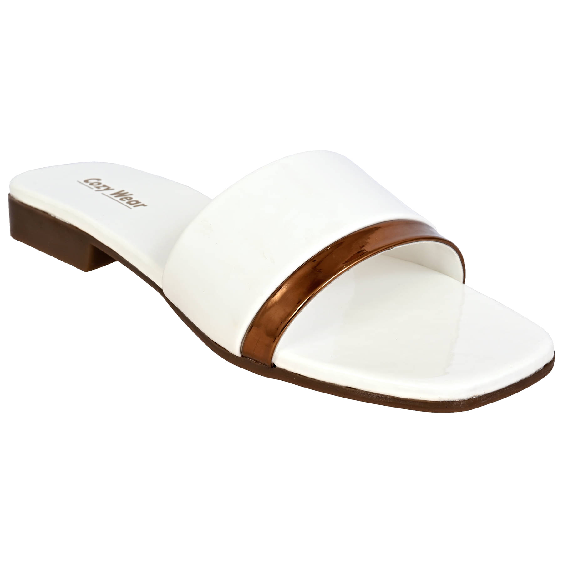     			Cozy Wear White Women's Flats