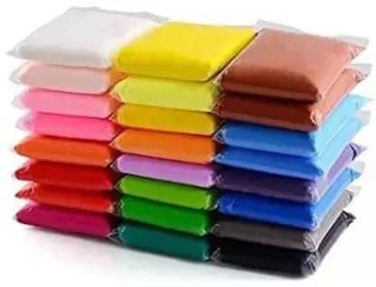 ECLET (Pack of 12) Air Dry Clay, Colorful Children Soft Clay, Creative Art Crafts, Gifts for Kids-Multi Color. Non-Toxic Modeling Magic Fluffy Foam Bouncing Clay Putty Kit for Kids with Tools .116 ECLET (Pack of 12) Air Dry Clay, Colorful Children Soft Clay, Creative Art Crafts, Gifts for Kids-Multi Color. Non-Toxic Modeling Magic Fluffy Foam Bouncing Clay Putty Kit for Kids with Tools .116